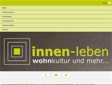 Tablet Screenshot of innen-leben.at